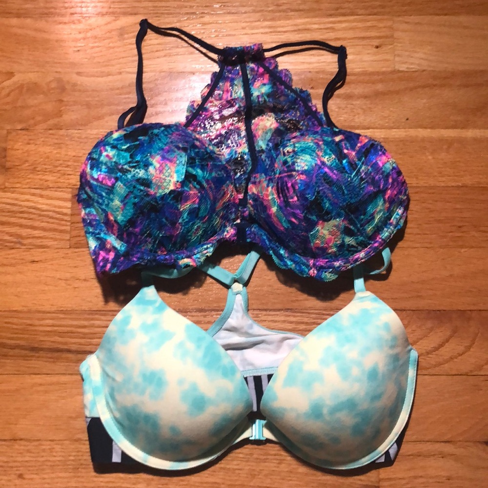 2 for 25 PINK Victoria Secret racer back bras